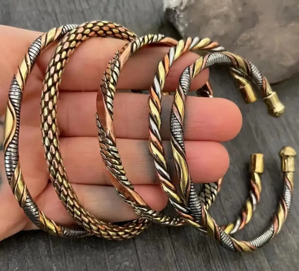 Artisan metal bracelets